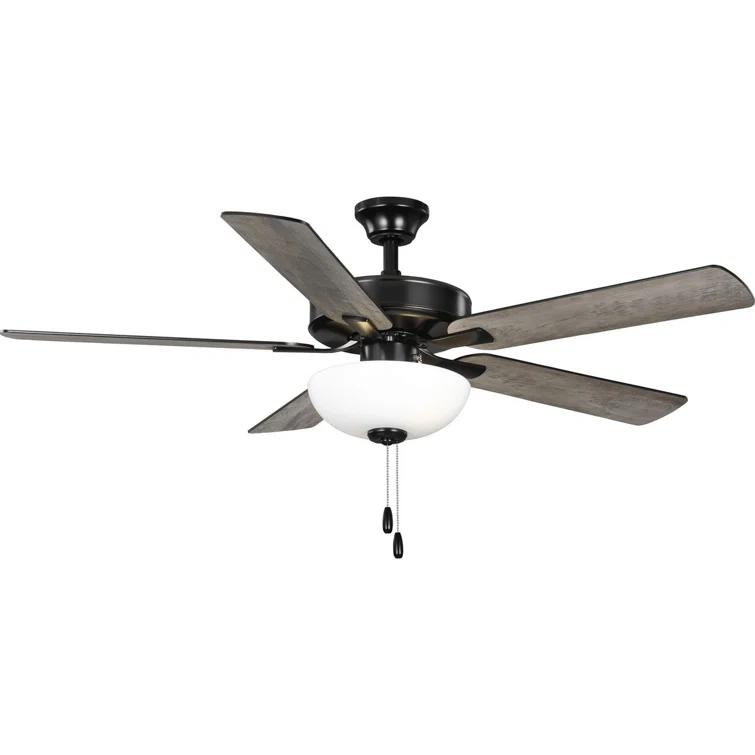 Latitude Run® Airpro 52 In. 5-Blade AC Motor Transitional Ceiling Fan With Light