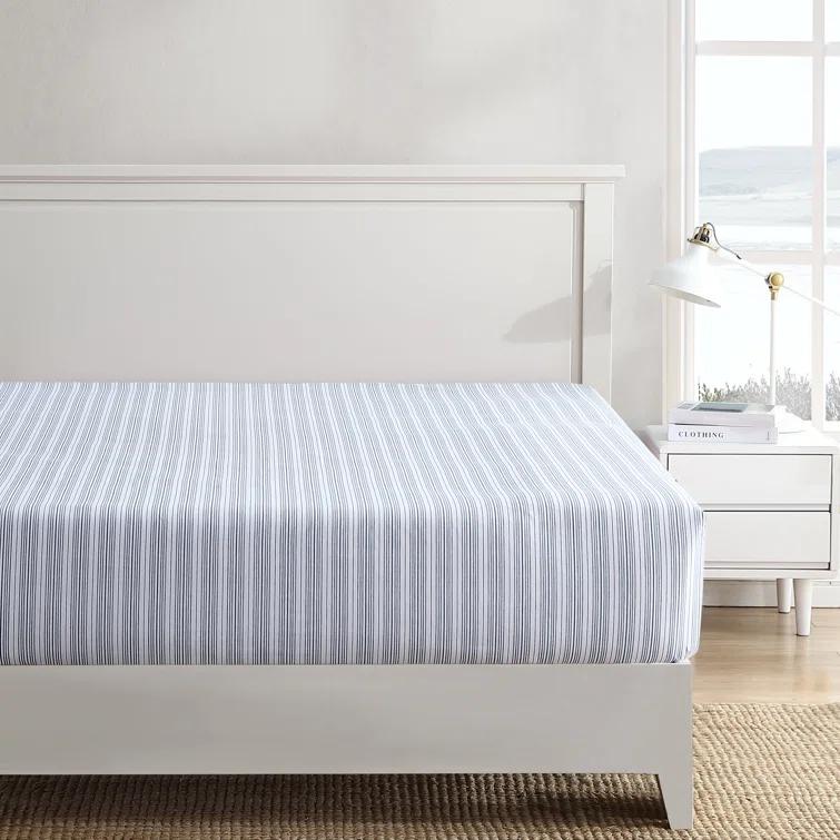 Nautica Nautica Percale Cotton Fully Elastic Fitted Sheet