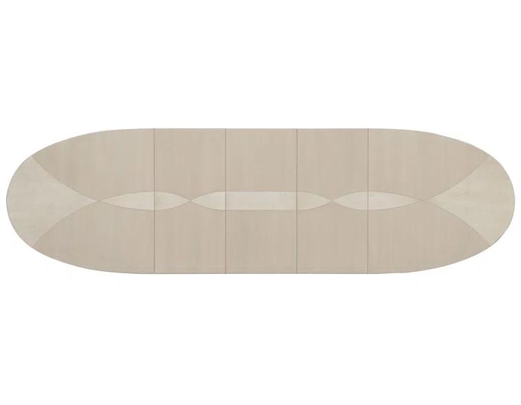 Caracole Classic Maple Oval Metal Base Dining Table