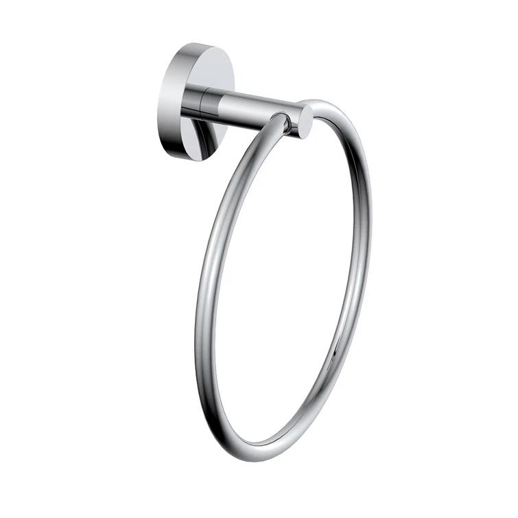 APLusee Wall Mounted Stainless Steel Bathroom Towel Ring AE101