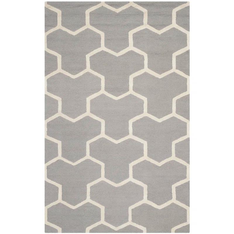Cambridge Hand Tufted Wool Geometric Rug