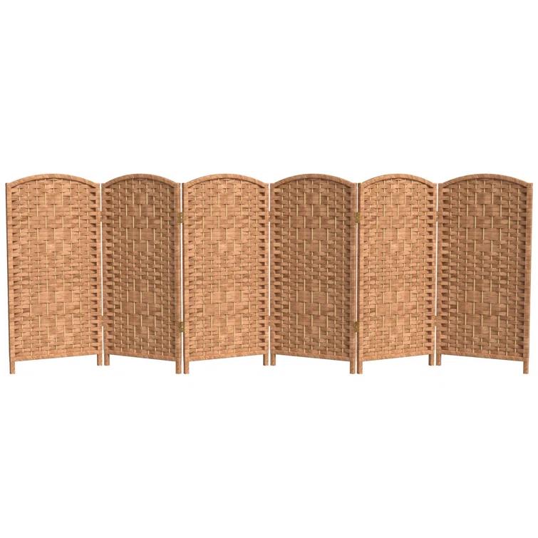 Red Barrel Studio® Short Diamond Weave Folding Screen