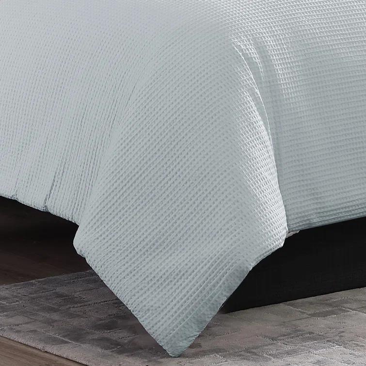 Vera Wang Vera Wang Waffle Pique Solid Cotton Comforter Set