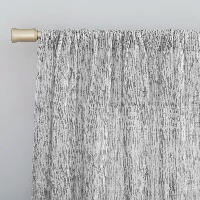 Scott Living Scott Living Tulin Watercolor Print Sheer Rod Pocket Curtain Panel