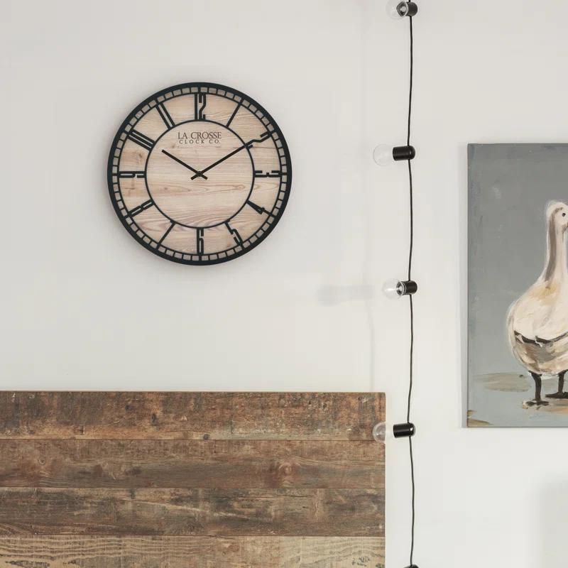 La Crosse Technology 11.5" Quartz Floating Dial Wall Clock