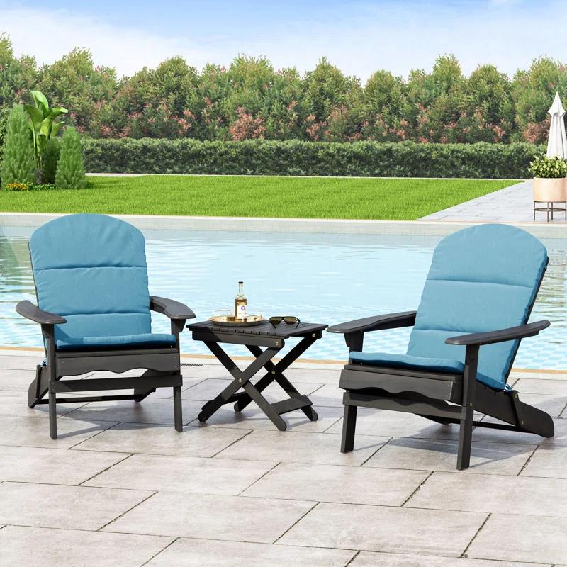 Highland Dunes Outdoor 1.5'' Adirondack Chair Back Cushion (Set of 2)