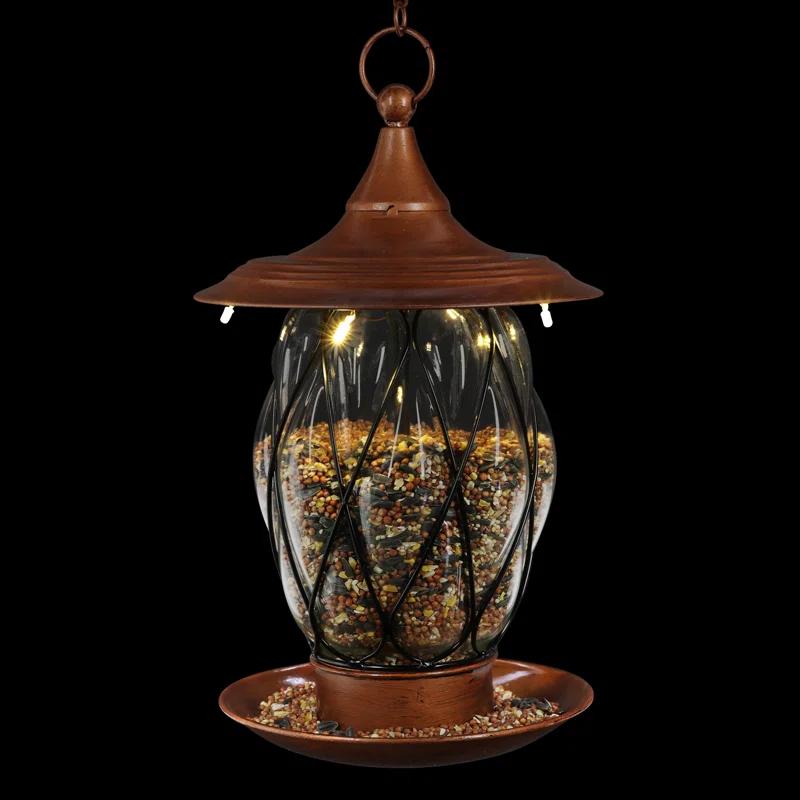 Exhart Exhart Solar Bird Feeder, 8.66 by 14.96 Inches