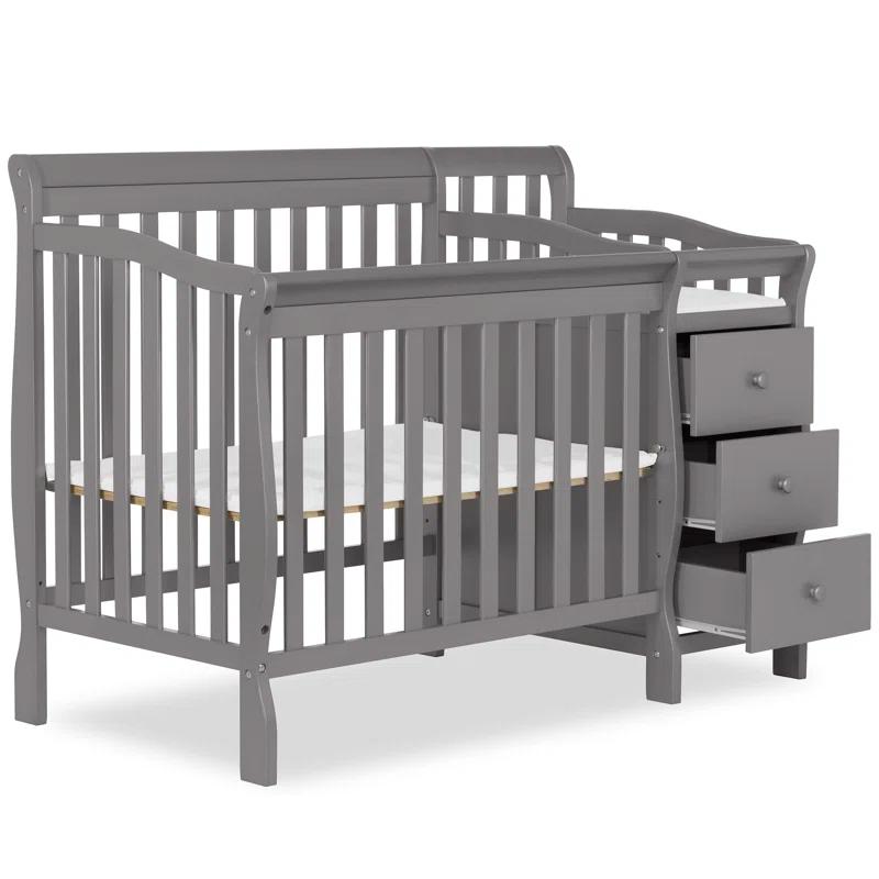 Dream On Me Jayden 4-in-1 Mini Convertible Crib and Changer