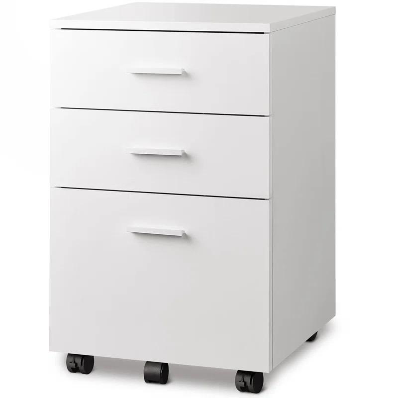 Kopelan 3-Drawer Mobile Vertical Filing Cabinet