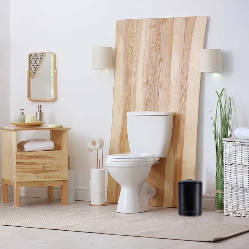 Evideco Mel Metal Step On Kitchen Trash Can - 1.3 Gallons