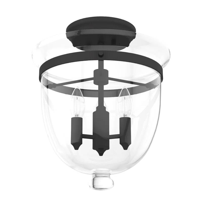 Hunter Fan Belltown 3 - Light 13'' Unique/Statement Urn Semi Flush Mount