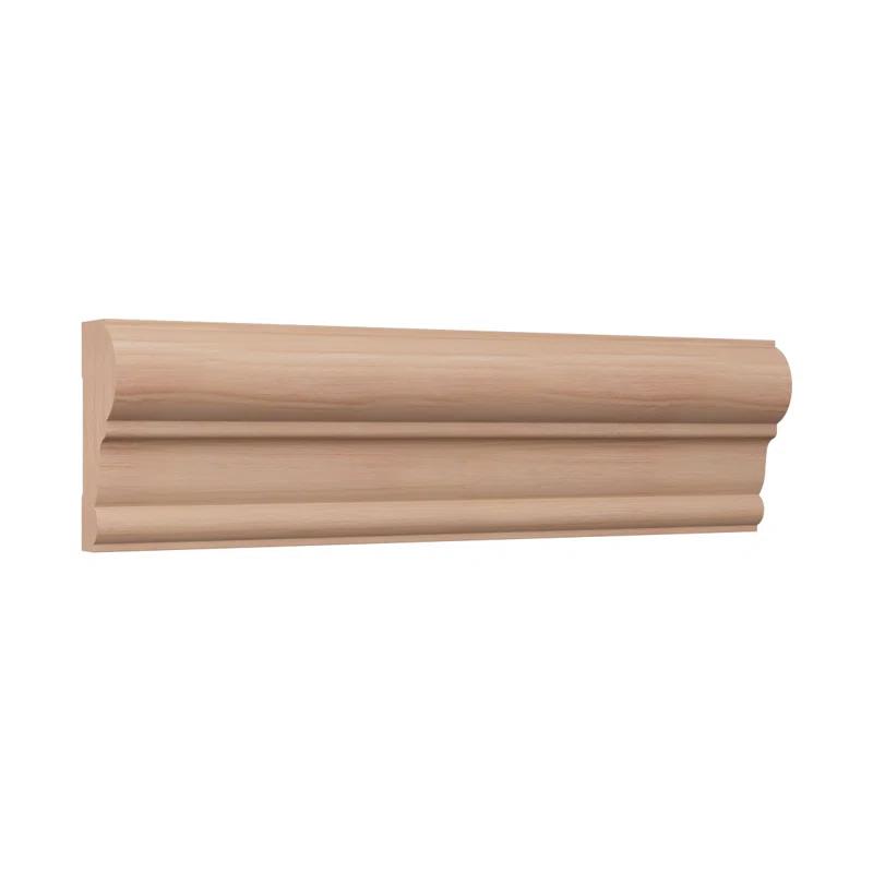WM392 1"D x 2 3/8"W x 96"L Solid Wood Stain Chair Rail Molding