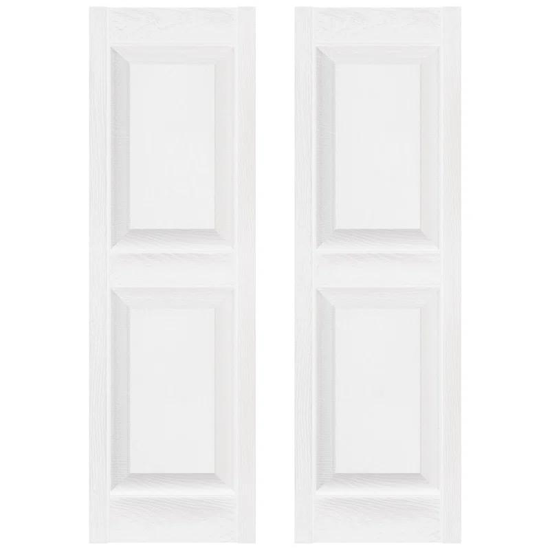 Builders Edge Raised Panel Shutters