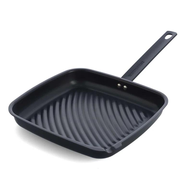 Merten & Storck Pre-Seasoned Carbon Steel Square Grill Pan