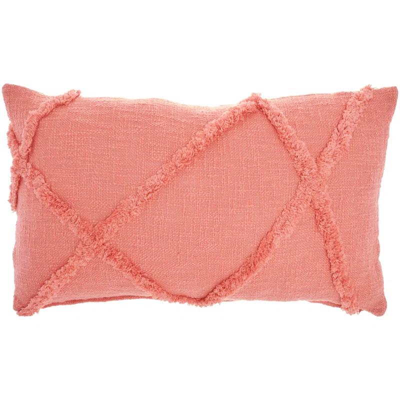 George Oliver Britney Ruffled Cotton Throw Pillow