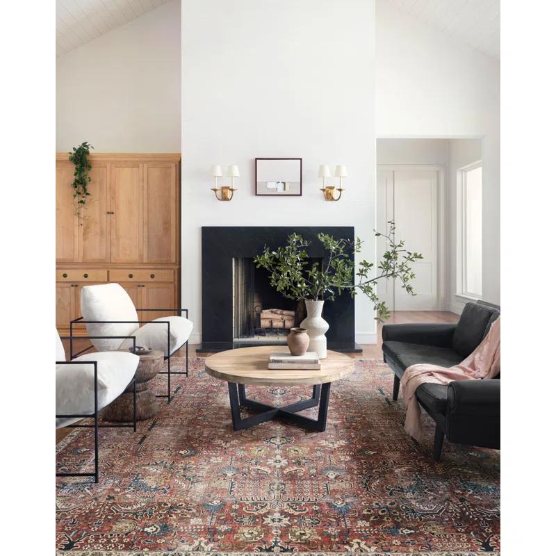 Chris Loves Julia x Loloi Jules Oriental Merlot Rug