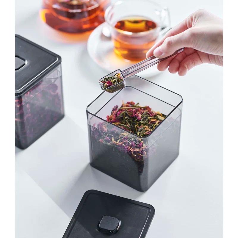 Yamazaki Home Tower Yamazaki Home Airtight Food Storage Container, Tea Leaf, Candy, Coffee, or Condiment Canister