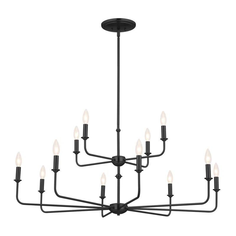 12 - Light Dimmable Classic / Traditional Chandelier