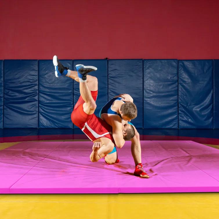 BalanceFrom Fitness BalanceFrom Fitness All Purpose Folding Gymnastics Gym Exercise Mat for Yoga, Aerobics, Pilates, and Martial Arts