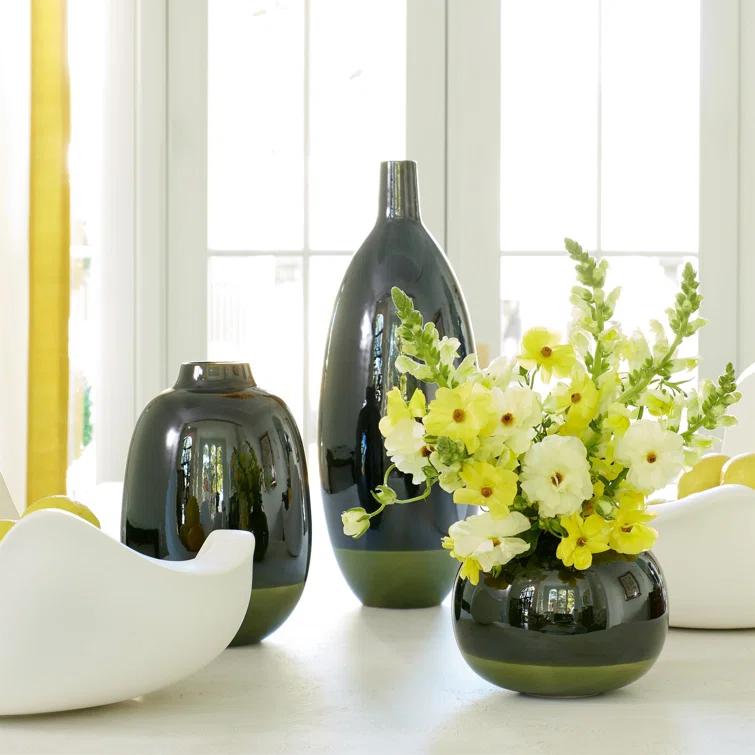 Global Views Tidal Handmade Ceramic Table Vase