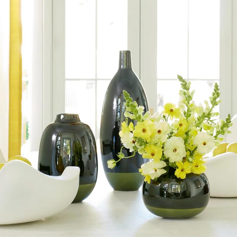 Global Views Tidal Handmade Ceramic Table Vase