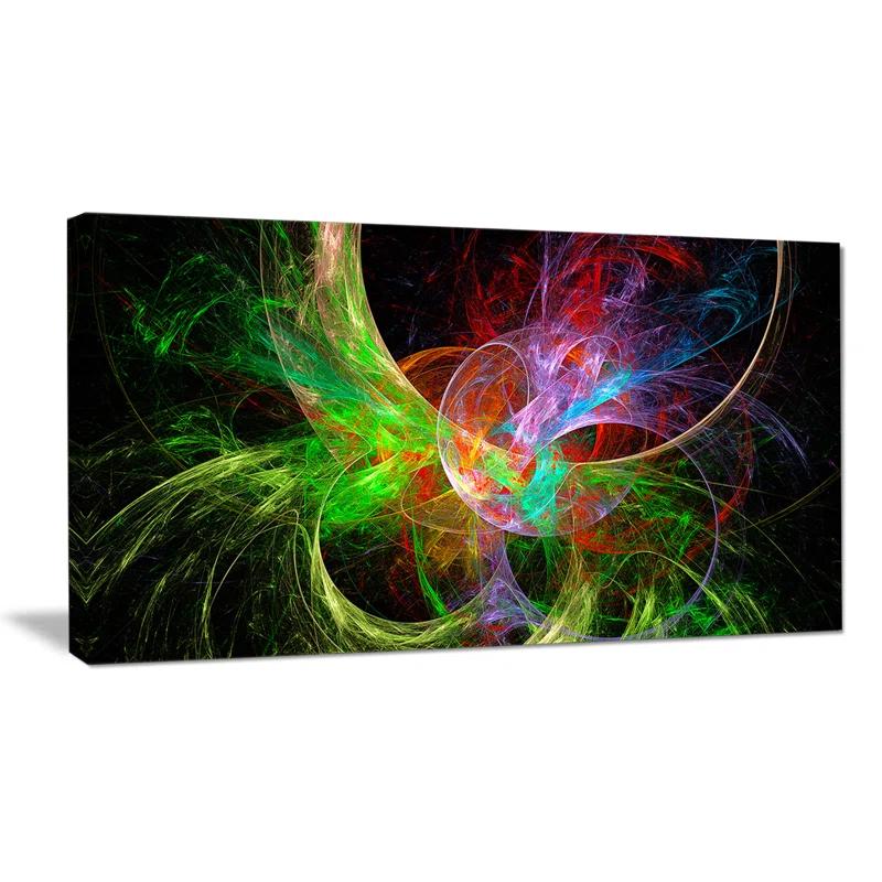 Design Art " Multi-Color Fractal Abstract Design "