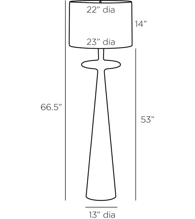 Putney Floor Lamp by Arteriors