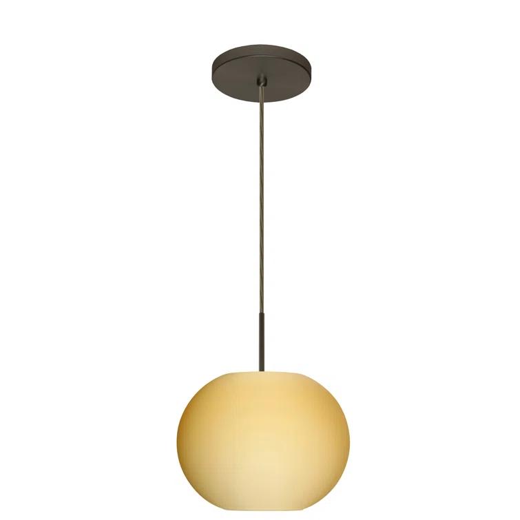 Besa Lighting Luna 1 - Light Single Pendant