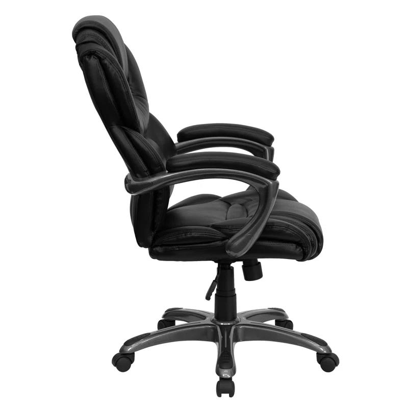 Flash Furniture High Back Executive Swivel Ergonomic Office Chair with Accent Layered Seat