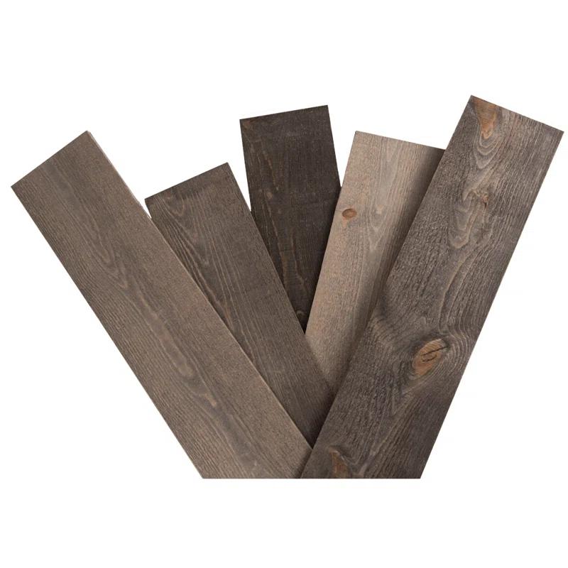 Latitude 59 5.5" x 48" Solid Wood Wall Paneling (Set of 5)