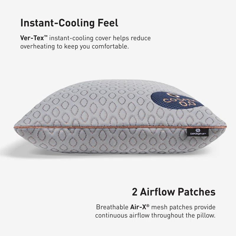 Bedgear Bedgear Cosmo Performance Pillow - Medium Firm Support Pillow for Warm/Hot Sleepers