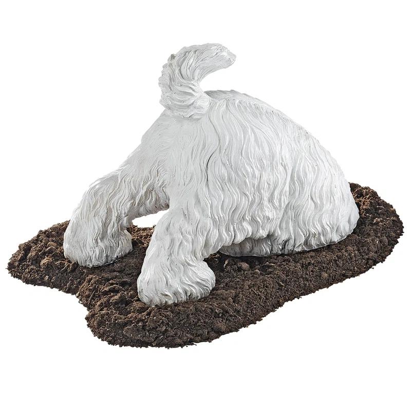Design Toscano Highland Terrier Digging Dog Figurine