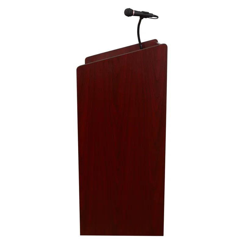 Wireless Lectern Combo 46'' Tabletop Lectern with Storage
