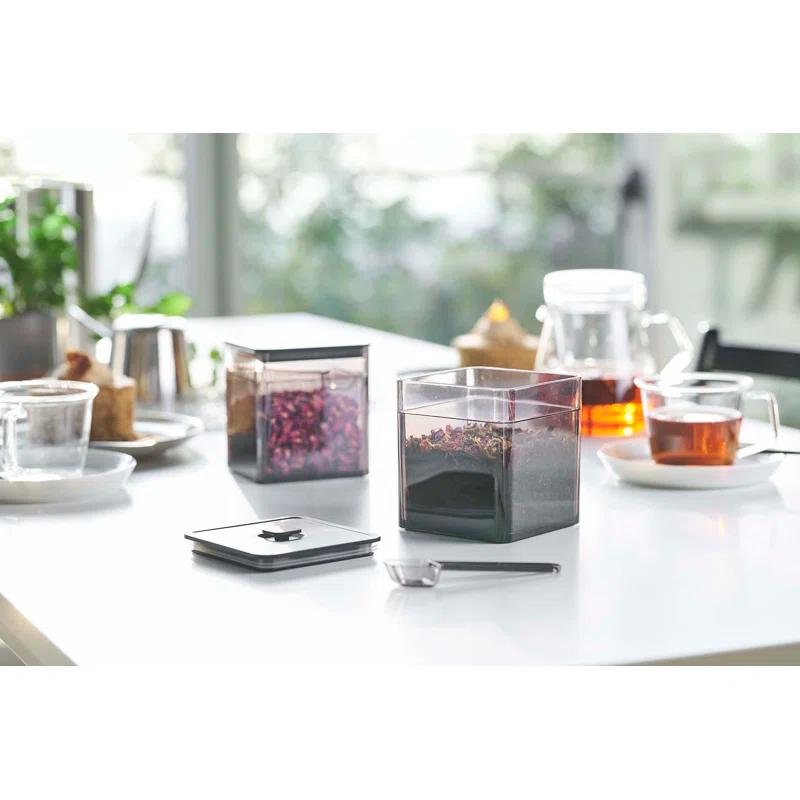 Yamazaki Home Tower Yamazaki Home Airtight Food Storage Container, Tea Leaf, Candy, Coffee, or Condiment Canister