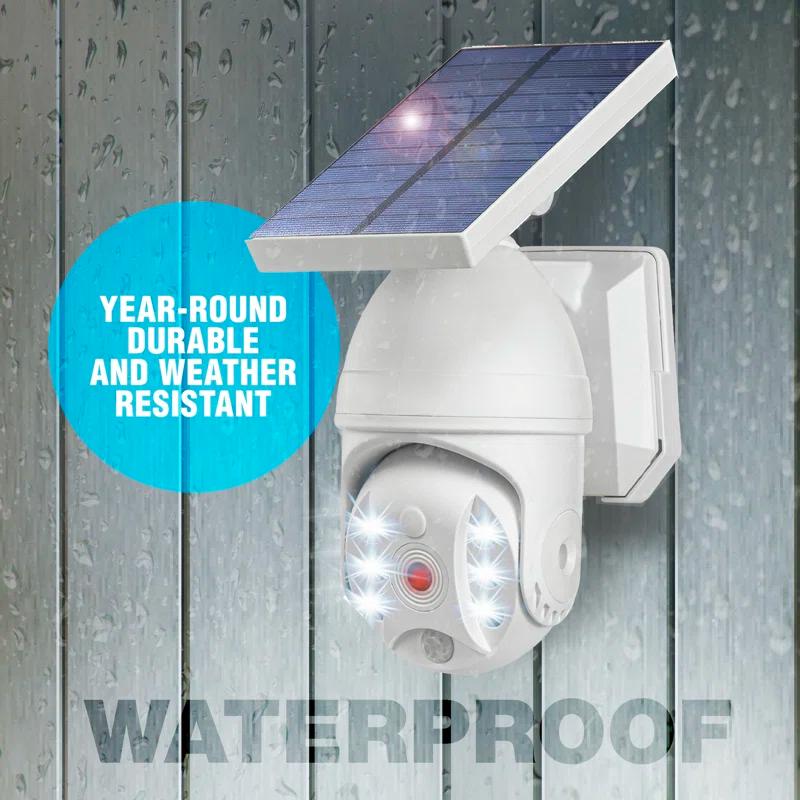 Bell + Howell LED Solar Powered Outdoor Security Spotlight with Motion Sensor