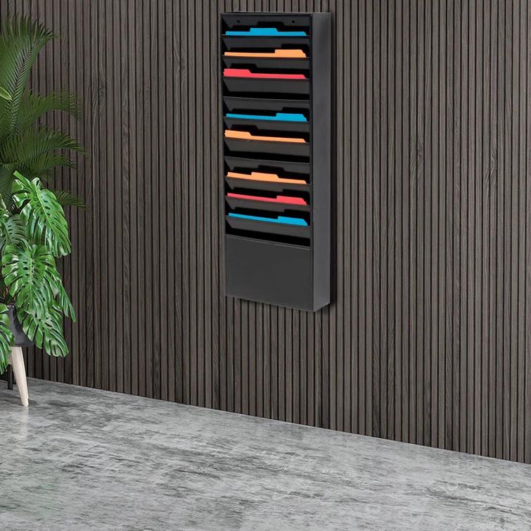 Global Industrial Stainless Steel Hanging Files Open