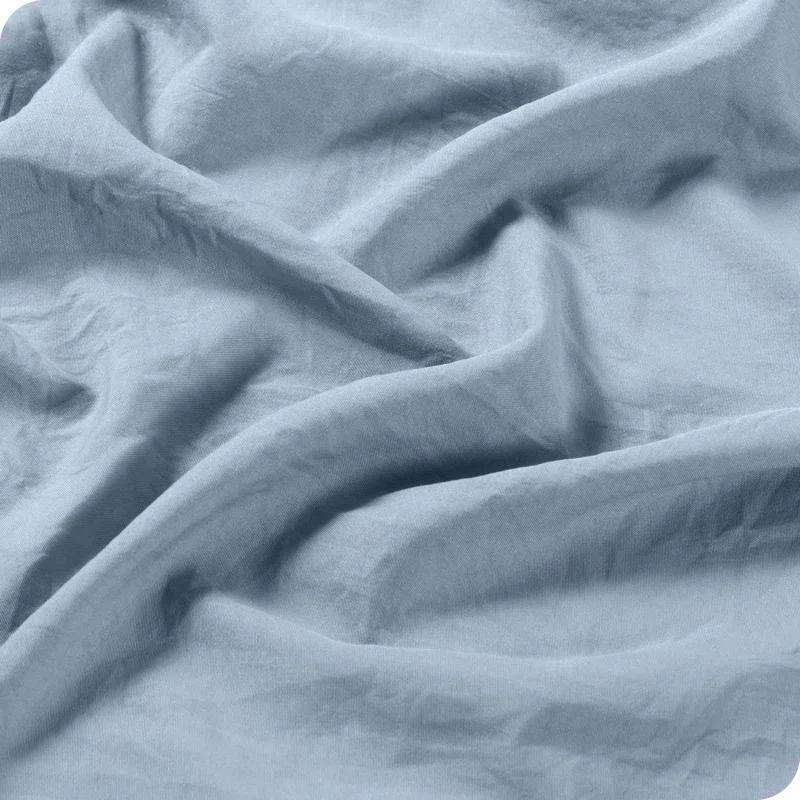 Bare Home Washed Microfiber Duvet Cover Set