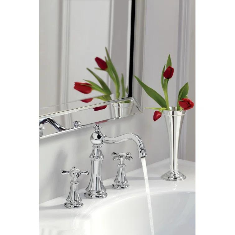 Moen Moen Weymouth Two-Handle Widespread Bathroom Faucet Trim Kit, Valve Required TS42108