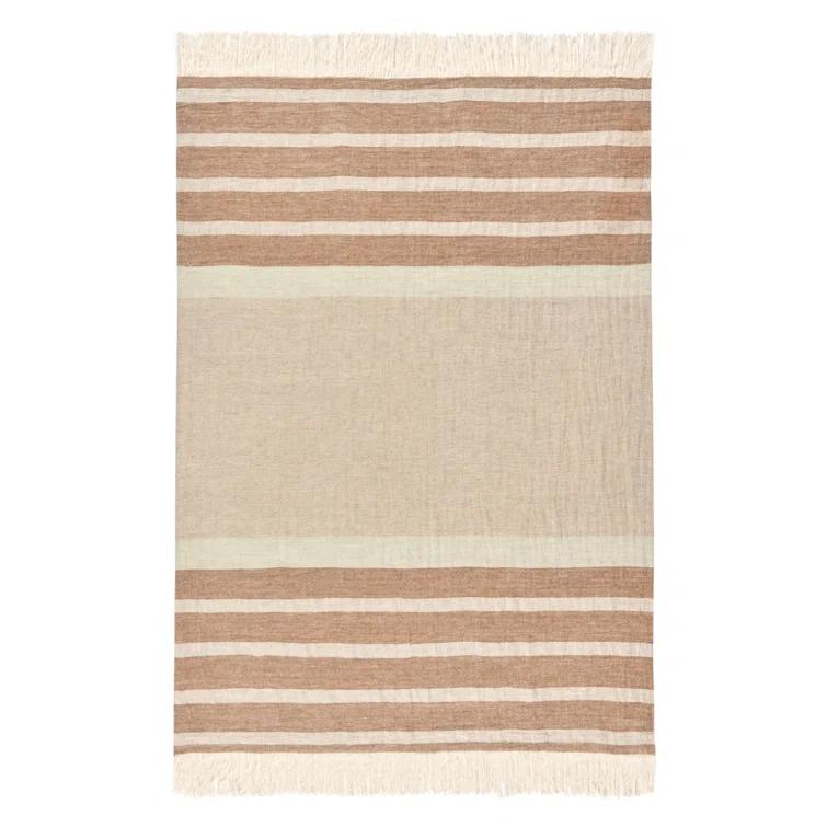 Villa by Classic Home Crawford Hand Woven Throw Blanket