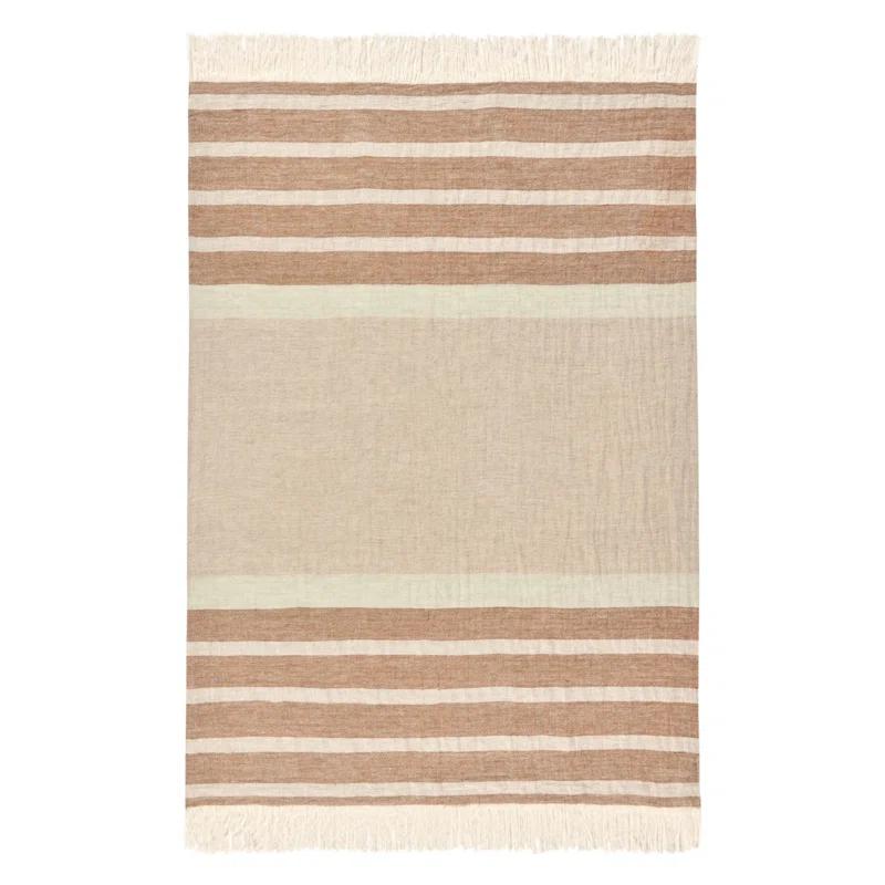 Villa by Classic Home Crawford Hand Woven Throw Blanket