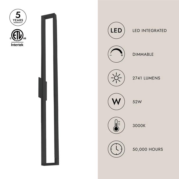 Kuzco Lighting Swivel Aluminum LED Flush Mounted Sconce
