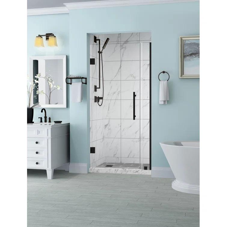 Aston Belmore Hinged Frameless Shower Door SDR965EZ-ORB-5828-10