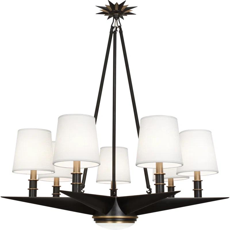 Robert Abbey Cosmos 8 - Light Dimmable Geometric Chandelier