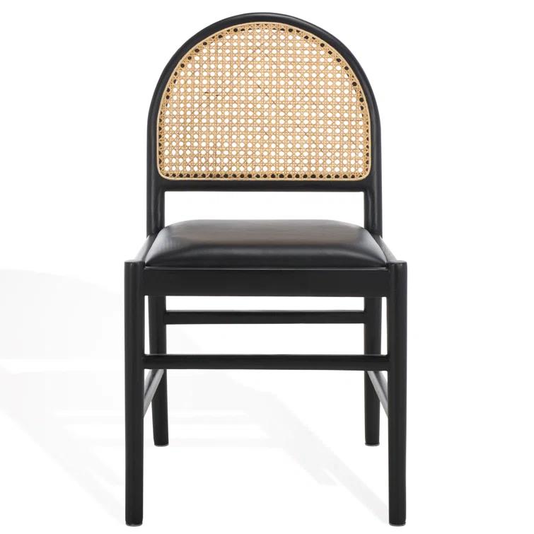 Ottavia Rattan And Leather Dining Chair (Set of 2)