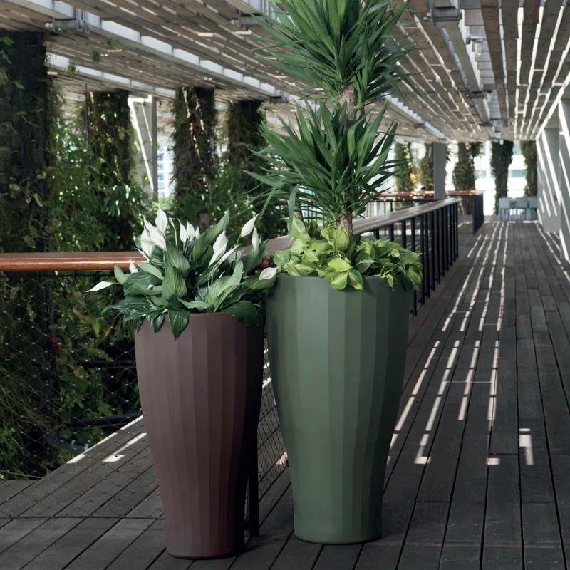 TruDrop Cup Self Watering Tall Planter