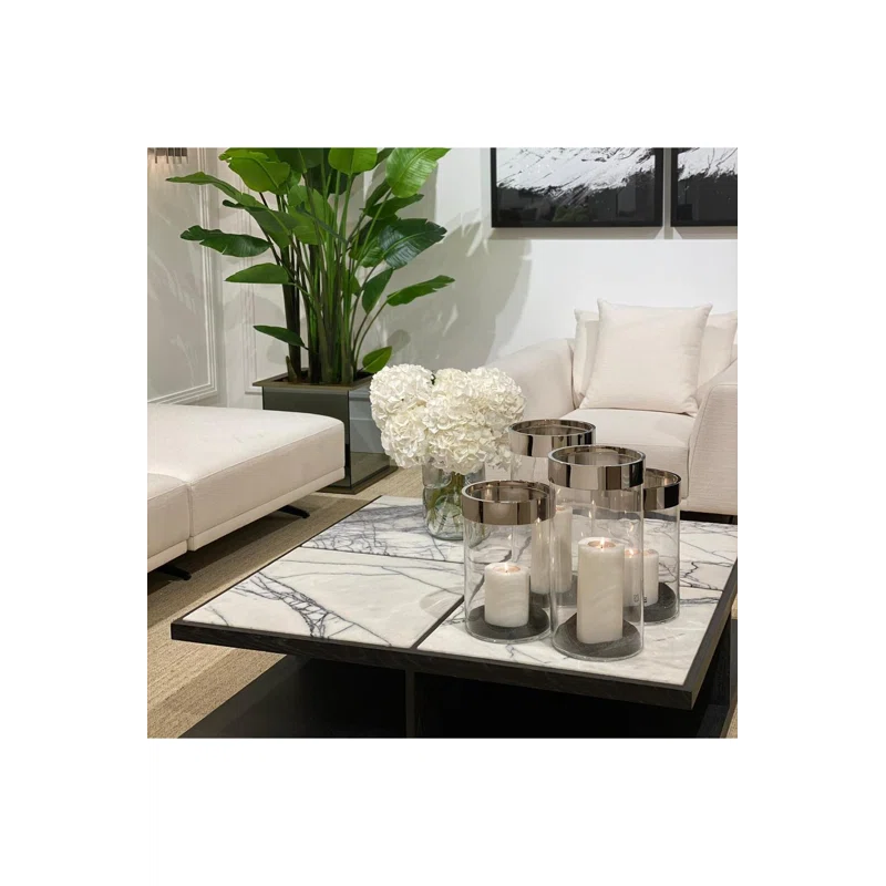 Vertex 12'' H Glass Tabletop Hurricane