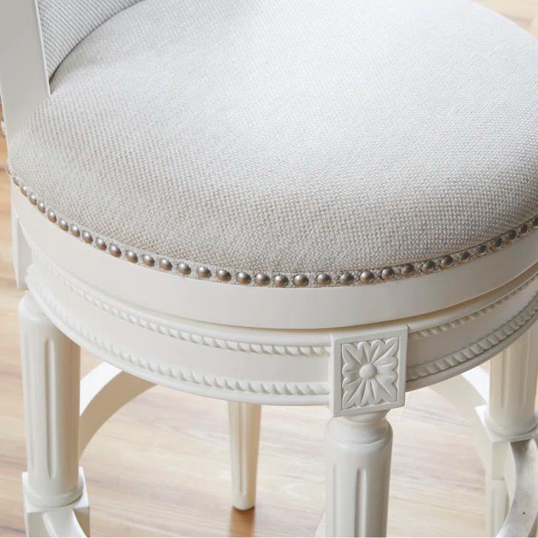 Maven Lane Maven Lane Pullman Stool with Fabric Upholstery