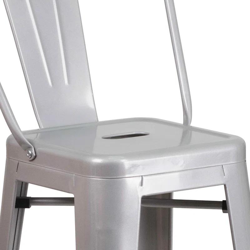 Flash Furniture Metal Outdoor Stool