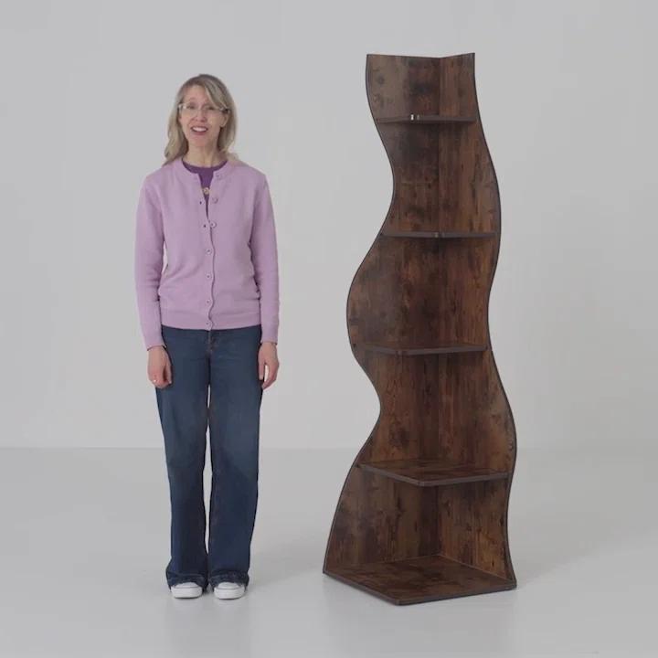 Millwood Pines Arhab Corner Bookcase