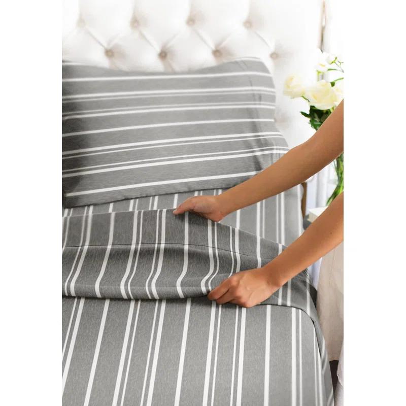 CGK Linens 4 Piece Sheet Set Premium Cooling, Soft & Wrinkle Free Sheet Set